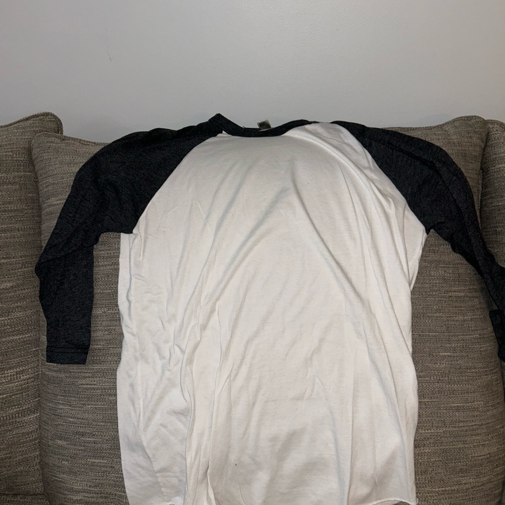 Men's Black and Color Raglan Shirt
